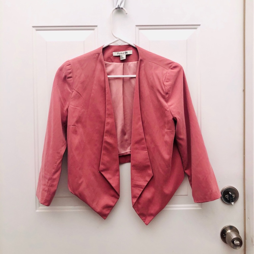 Forever 21 crop blazer